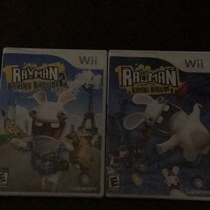 Wii games bundle:  2k Sports NHL, Rayman Rabbits